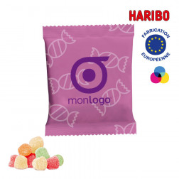LOT DE 100 SACHETS DE BONBONS PERSONNALISÉS 'SWEETY' GOMME DE FRUITS