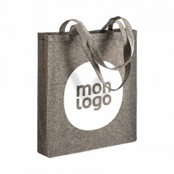 SAC SHOPPING PUBLICITAIRE À SOUFFLET EN COTON RECYCLÉ 'BOQUITA'