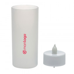 BOUGIE LED PERSONNALISÉE GRAND FORMAT 'LUMINA'