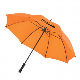 PARAPLUIE PERSONNALISÉ MANCHE DROIT AVEC BANDOULIERE 'GOLFY'