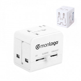 ADAPTATEUR DE VOYAGE PERSONNALISÉ 'MAGELLAN'