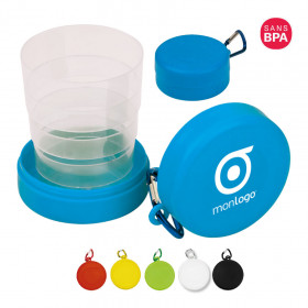 LOT DE 150 GOBELETS PLIABLES PERSONNALISABLES 'PESSOA'