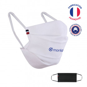 MASQUE DE PROTECTION LAVABLE 30 FOIS CATEGORIE 1 EN COTON FRANCAIS 'ALEX'