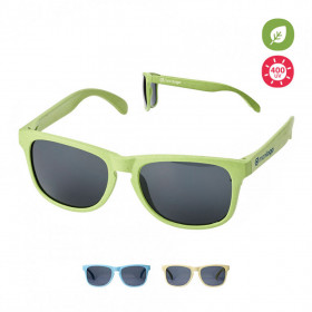 LUNETTES DE PLAGE PERSONNALISABLES EN PAILLE DE BLÉ 'MONOR'