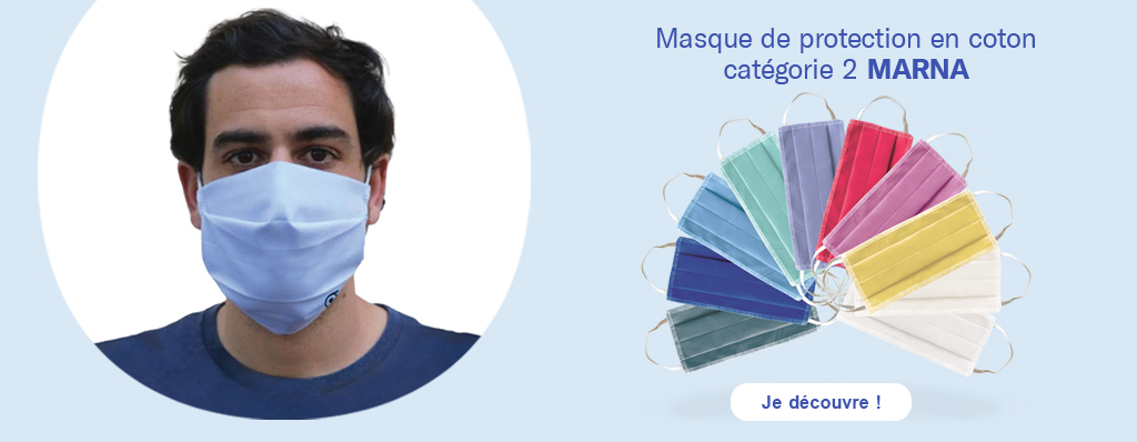 Découvrez nos masques de protection réutilisables en coton 