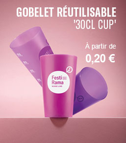 Gobelet personnalisable et r&eacute;utilisable - objetrama